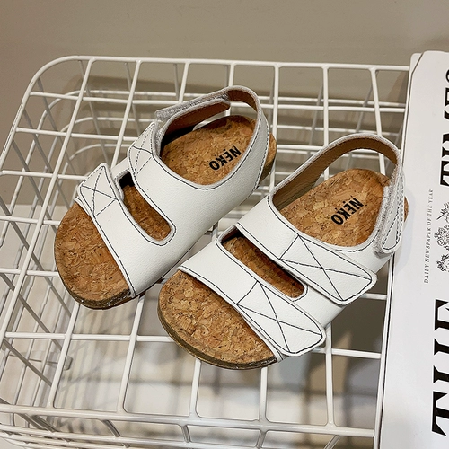 Мягкие летние нескользящие детские пляжные сандалии подходит для мужчин и женщин на липучке для раннего возраста