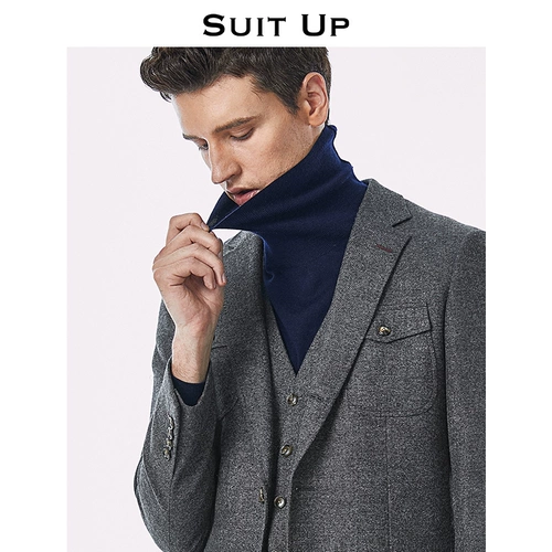 Комплект для отдыха, классический костюм, облегающий крой, 3 предмета, делается под заказ