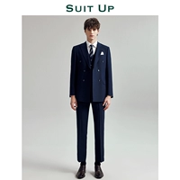 20223-132 Pena 青 Qing Double Disposal [Top+жилет+брюки] набор из трех частей