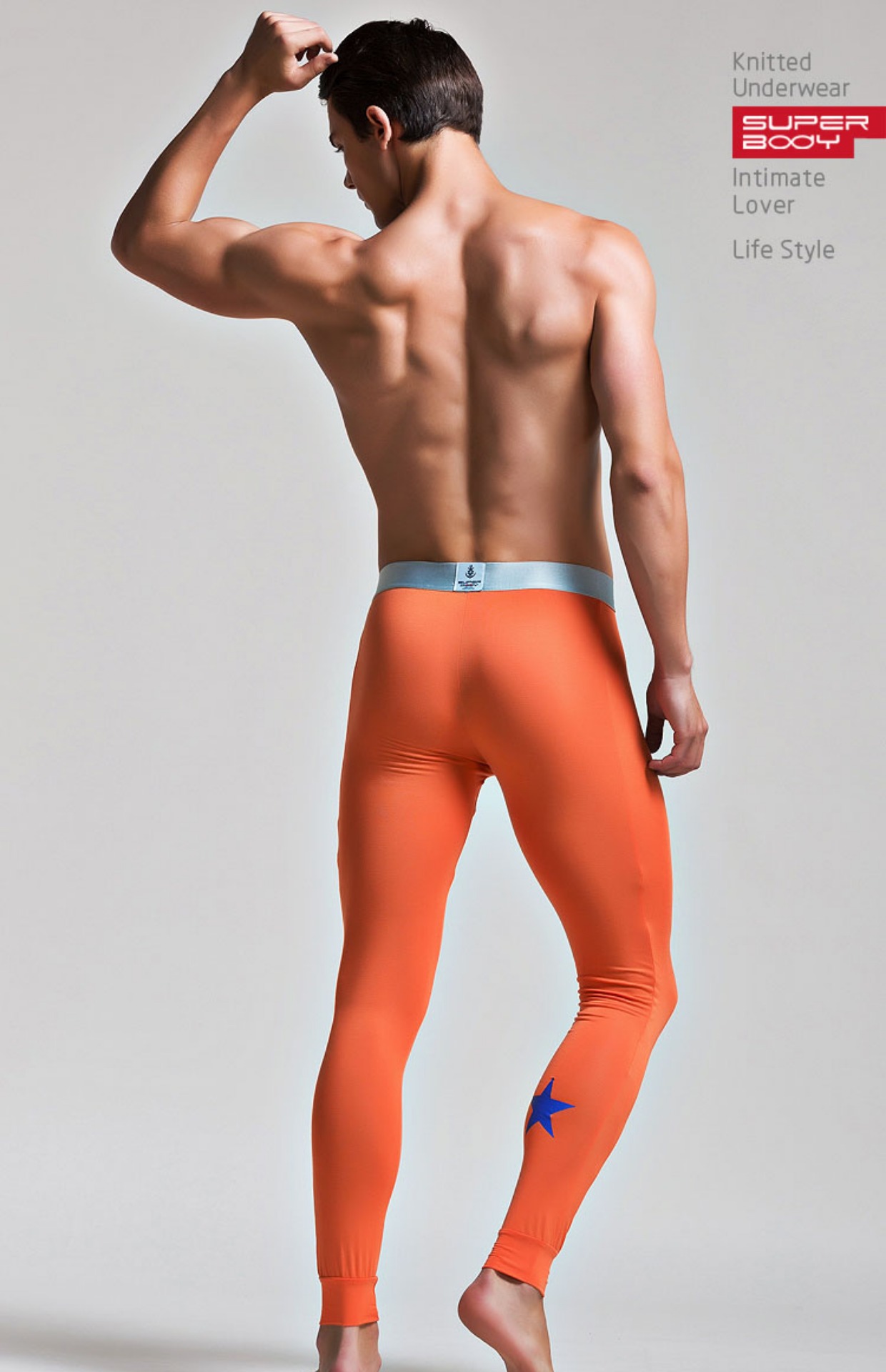 Quần nam mùa thu eo thấp Thanh niên mỏng Modal Quần legging nam Quần ấm quần áo giữ nhiệt nữ