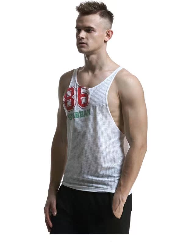 Vest nam Hibbing In kỹ thuật số thể thao mùa hè Thể dục thoáng khí Back Back Side Mở lớn Vest ao sat nach