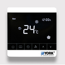 Fresh air thermostat York T8200 central air conditioning panel