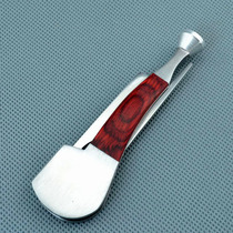 Pipe tool cleaning three-in-one cigarette knife scraper press rod needle special multi-function three-use accessories mahogany bucket type