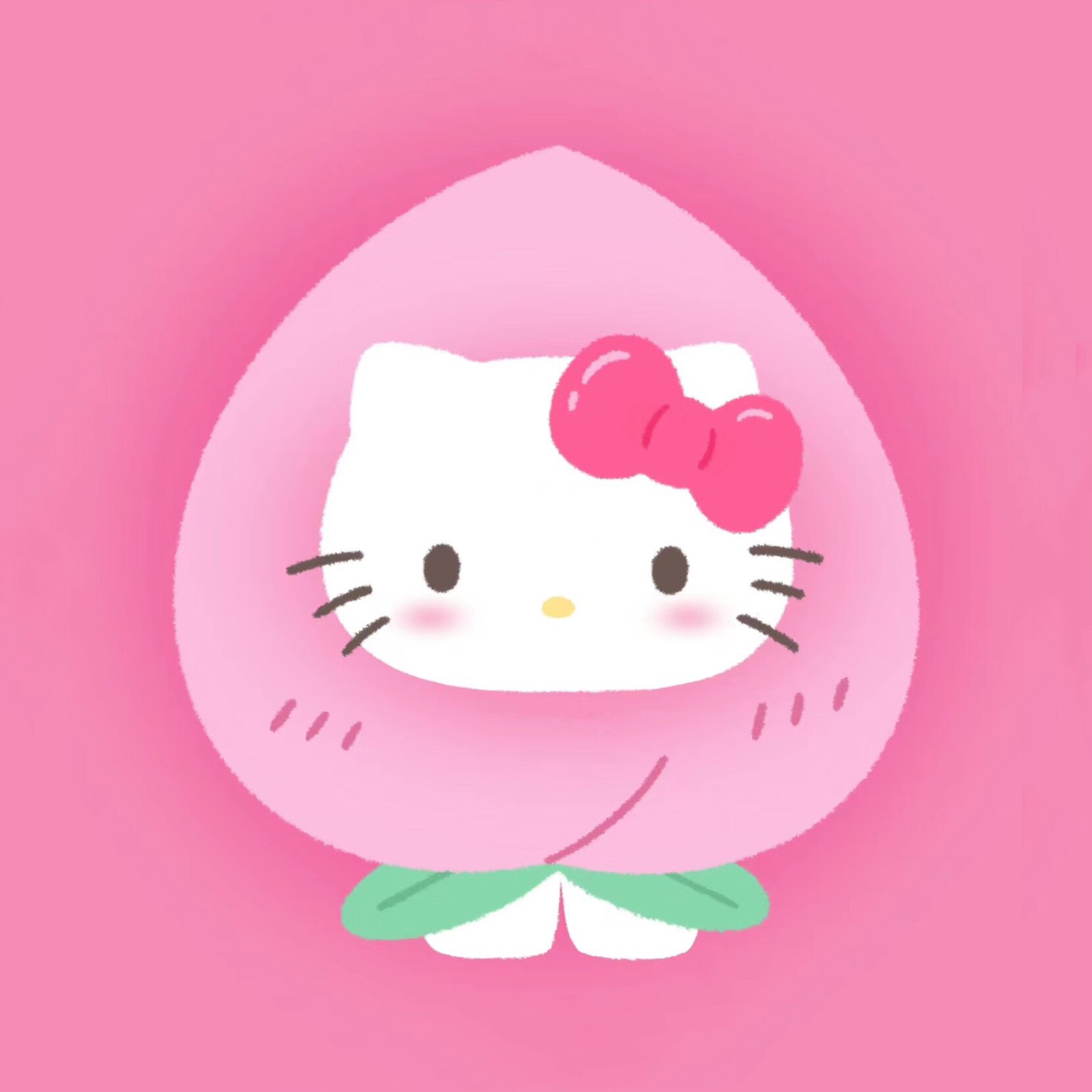 在桃kitty的LOGO