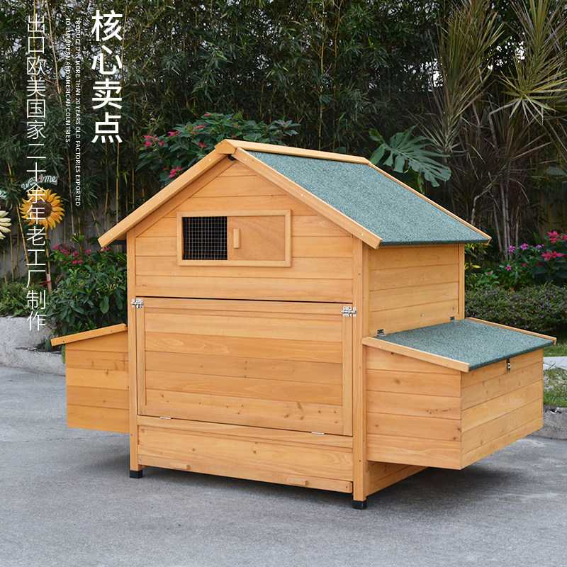 户外养殖神器:方管防雨鸡笼,农村养禽必备!💪-宠物鸡-淘宝百科网