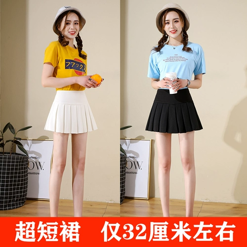 Танцующая мини-юбка, юбка в складку