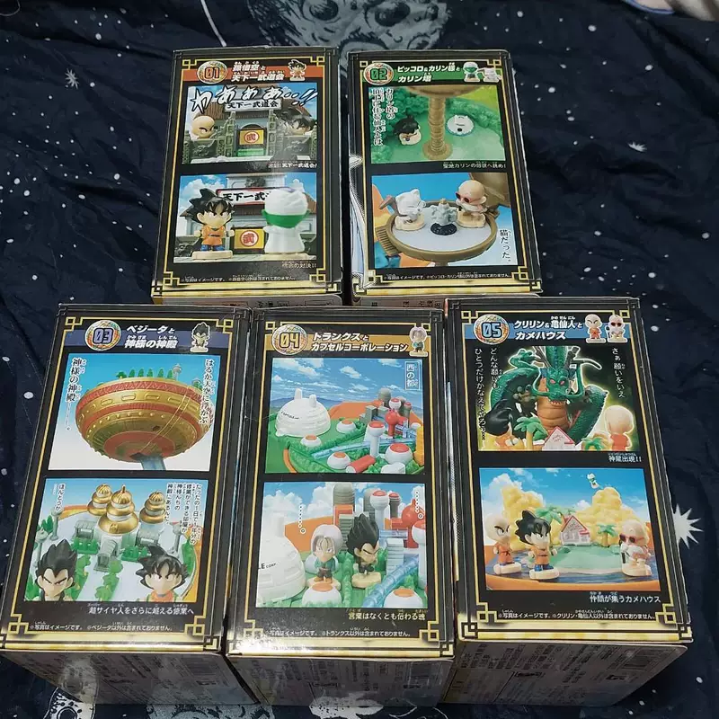 Японская версия Bandai Dragon Ball Фигура комбинация Галин Табида Вукон пейзажный товар пригоден для лиц старше 14 лет