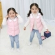 Áo vest nữ mùa xuân và mùa thu cho bé gái Hàn Quốc mùa đông trẻ em xuống mùa thu cotton đặc biệt cho bé 1-3 tuổi