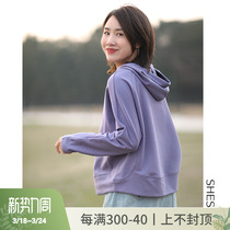 Xiao said Janes temperament version type ultra-hymn 100 hitch reduction age spring money with cap and clothing womens T-shirt loose for lean and casual