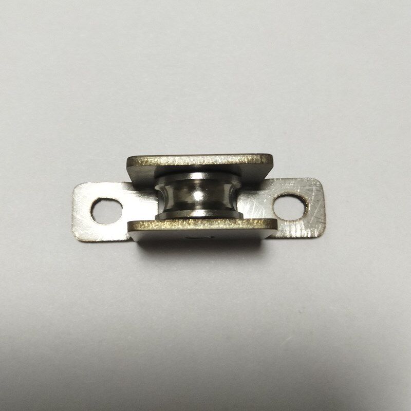 Aluminum alloy push-pull translational mosquito screen gauze door pulley stainless steel bearing wheel diamond mesh window screen door wheel 4