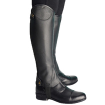 Genuine leather equestrian supplies riding boots leggings super fiber adult and childrens riding clothing Chapus cowhide comfortable breathable and wear-resistant