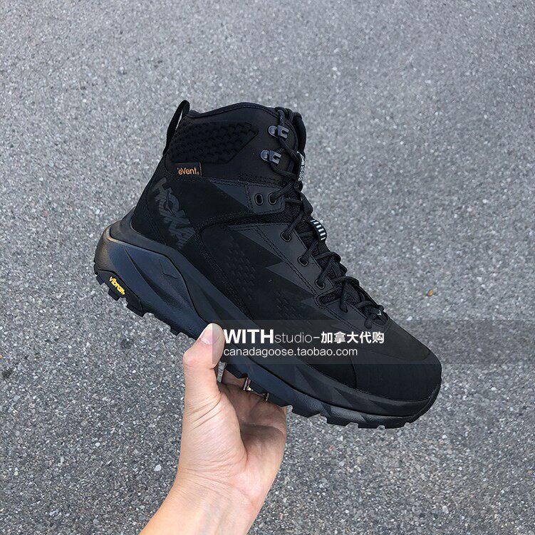Spot/19 New Hoka One One Sky Kaha Black High State Shock Absorber Waterproof Mountaineering Shoes