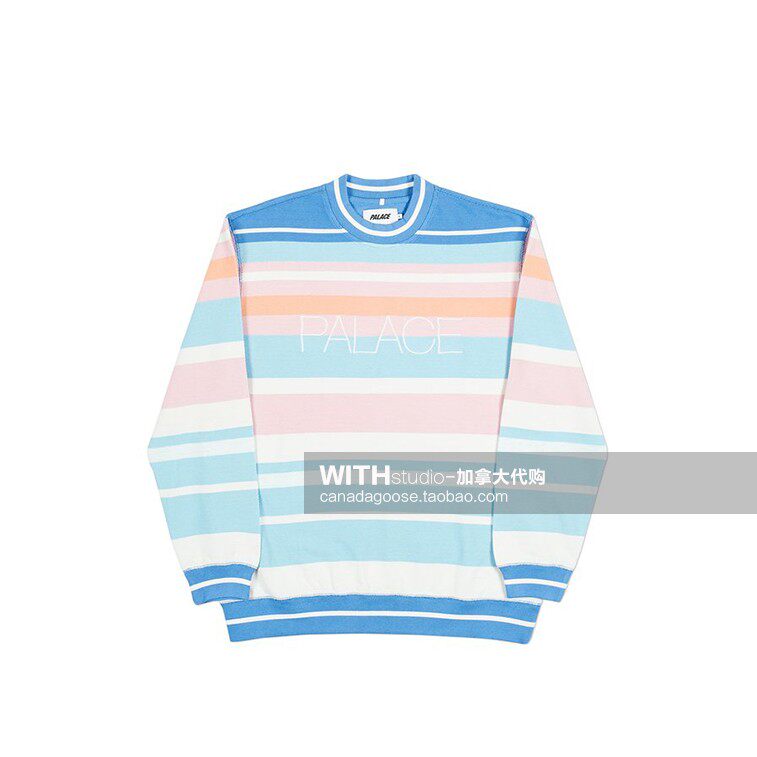 Canada Palace 18SS demando-crew striped seven-colored suit for spring