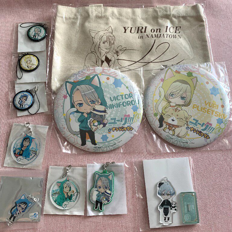 904 Японская версия периферийного аниме Yuri on Ice Idolish7 и другие брелки-подвески barw stand-up bag Изображение 1