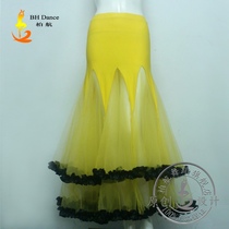 BH Morden Dance Half Body Dress Ballroom Dance New Waltz National Standard Dance Large Pendulum Practice Skirt D0993