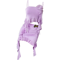 CONNY summer Latin dance suit womens suspender skirt childrens training competition performance dance practice clothes