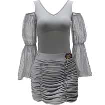 CONNY New Latin Dance Wear Childrens Internet Celebrity Practice Wear Girls Dance Skirt Competition Performance Split Suit