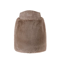 Кофе -цвет (юбка) кроличьи волосы