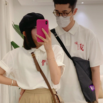 Marriage registration according to couple wear summer short sleeve t-shirt 2023 new trend Roora senior POLO shirt