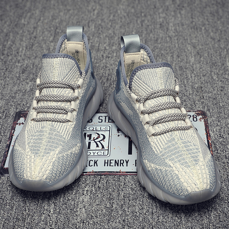【Yuguanfu】Men's Fly-Knit Shoes, Breathable Summer Shoes, Men's Fitness Casual Mesh Sneakers, Men's Shoes