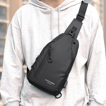 High Quality Anti Splash Water Large Capacity Mens Chest Bag Casual Sports Small Backpack Single Shoulder Diagonal Satchel Bag Trendy Men Bag