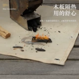 Открытый лагерь Огненная огнеупорная коляска Wilderfill Barcuting Pad.