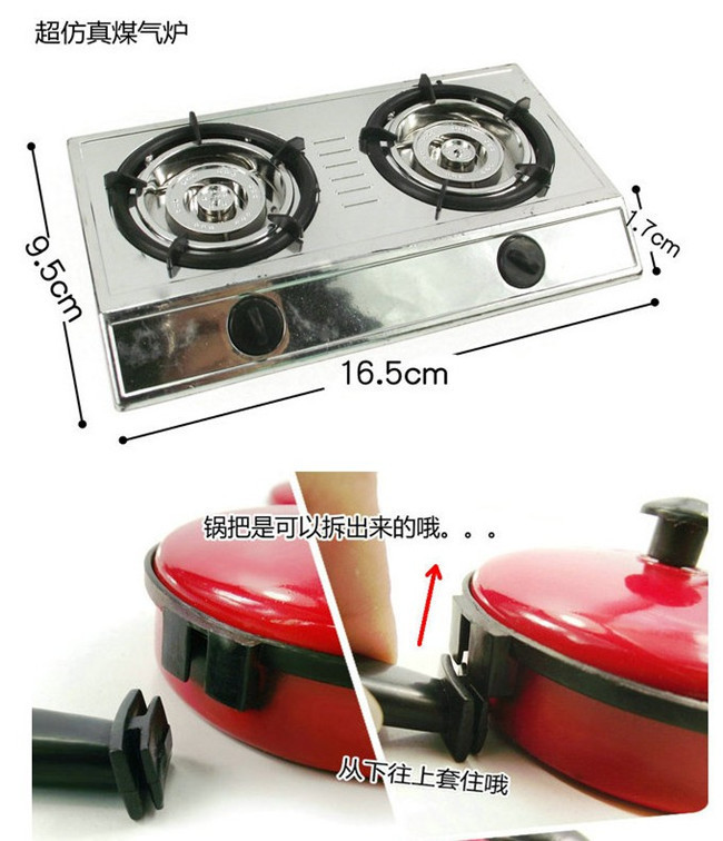 Trẻ em chơi nhà bếp đồ chơi thiết lập nấu ăn mô phỏng thép không gỉ bộ đồ ăn nhà bếp cô gái dụng cụ nấu ăn nấu ăn mini