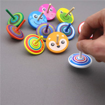 5 small gyro manual rotating gyro kindergarten teaching aids gadgets men and women children traditional wooden toys