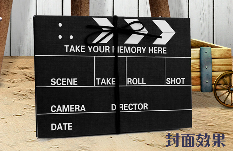 Film Guide Board Adhesive Folding Creative Gift Theme DIY Handmade Album Thin