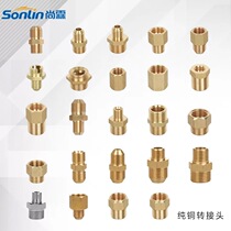 High pressure cleaning machine water gun water pipe adapter 2 3 4 points internal and external wire thread All kinds of reducer copper connector