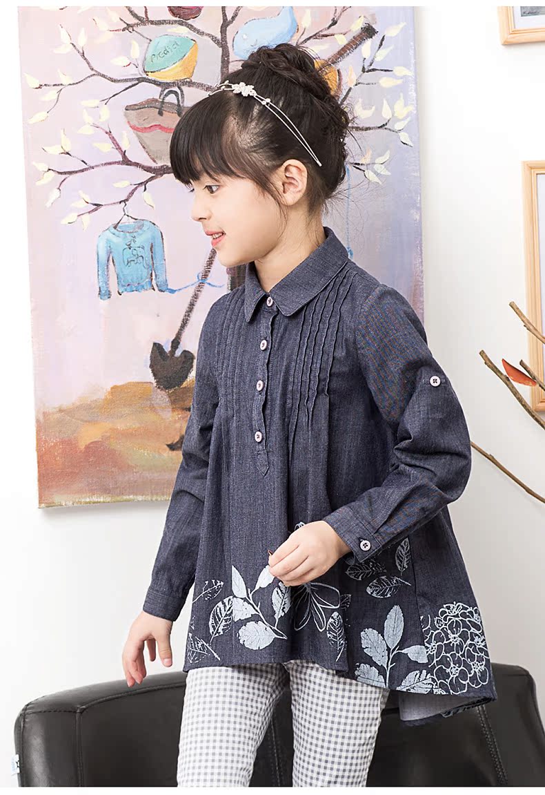Chemise fille à manche longue - Ref 2084904 Image 20