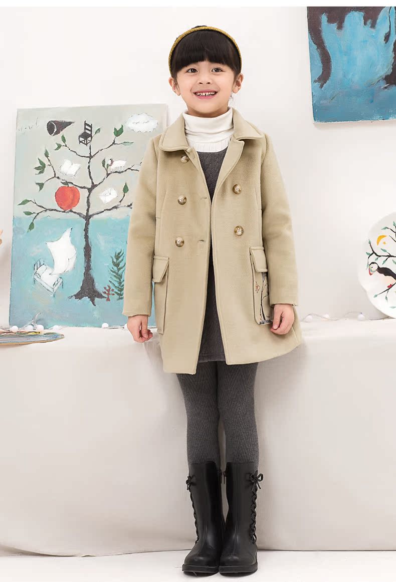 Manteau pour fille en mélange - Ref 2161539 Image 21