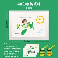 Белая фоторамка для мальчиков из натурального дерева, в американском стиле