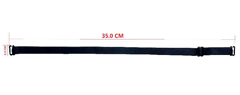 Bao cao cấp đồ lót dây đeo vai phụ kiện làm đẹp lưng áo ngực chống trượt màu / đen 355mm các mẫu dây áo lót 