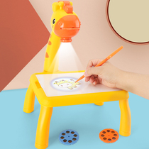 Children projection drawing board One year and half baby writing board drawing magnetic graffiti board Home small children Colour Toys