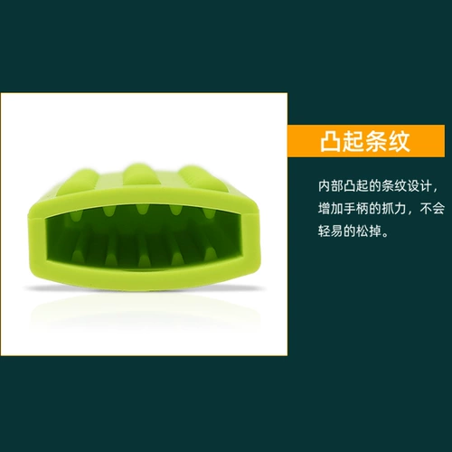 Силиконовая лопата с силиконовой горшкой ручка с высокой температурной устойчивой к анти -хот -изоляционной крышке чугун