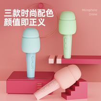 Zhuoyi microphone integrated audio microphone wireless bluetooth children learn to sing with me national K song treasure toy