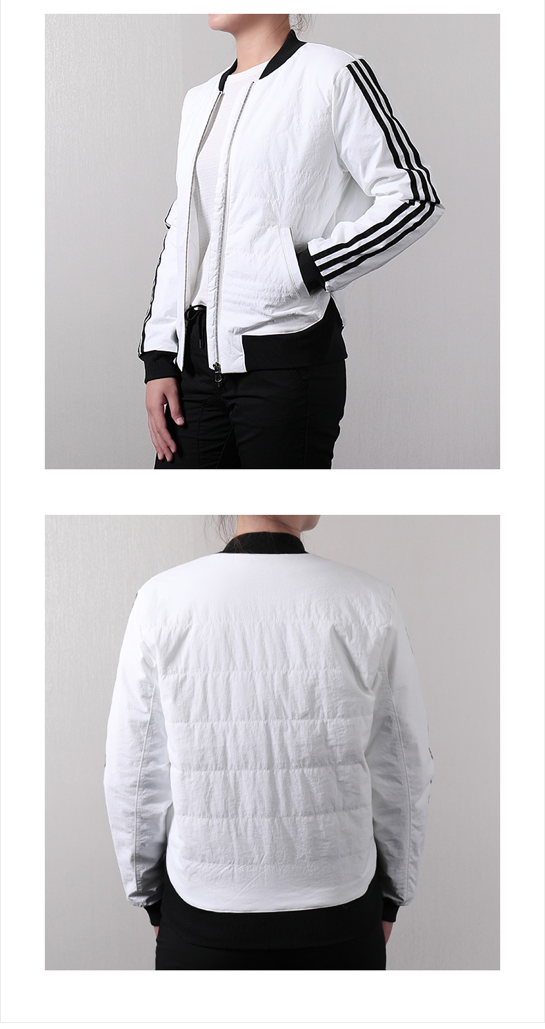 Adidas adidas neo 2018 mùa đông mới cho nữ áo khoác ấm gió cotton DM4438 - Quần áo độn bông thể thao áo lông vũ