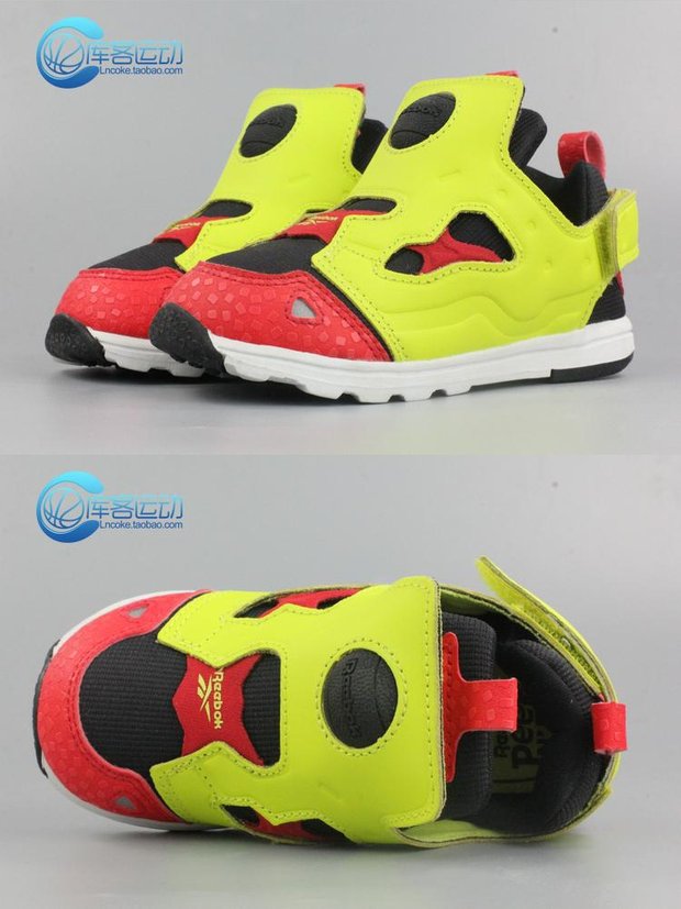 Kuike Reebok Versa Pump Grey Orange Blue Giày trẻ em M48779 V61065 V46666 - Giày dép trẻ em / Giầy trẻ giày cho bé trai