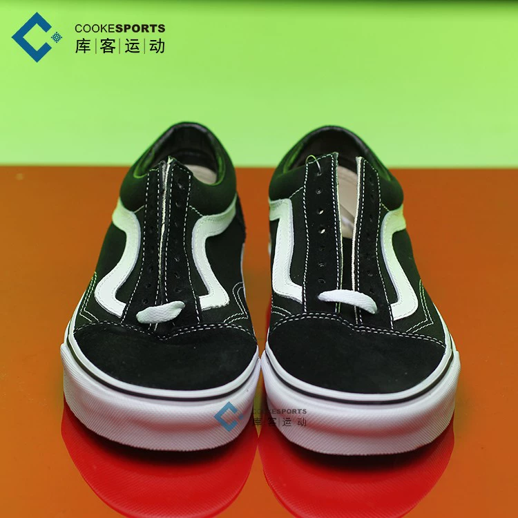 99 Vans Vans cổ điển cao và thấp để giúp SK8 đen trắng Giày nam Giày nữ giày skate VN000D5IB8C - Dép / giày thường