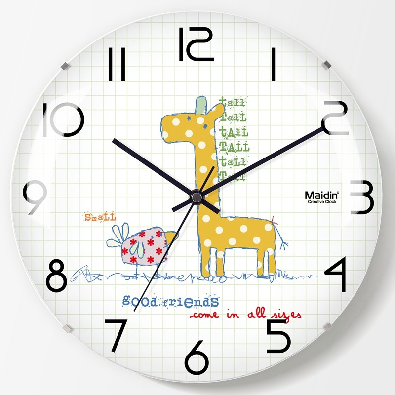 Madin living room bedroom wall clock borderless mute watch Simple creative round clock quartz clock H293