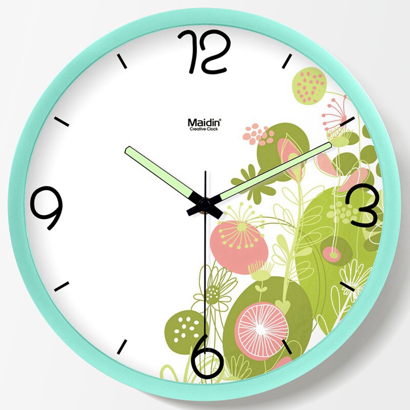Madin elegant modern simple wall clock Bedroom living room office silent clock hanging table creative quartz clock C675