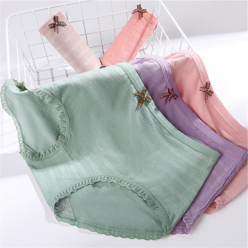 Graphene antibacterial underwear women's cotton summer thin breathable modal women's waist bag hip triangle shorts head