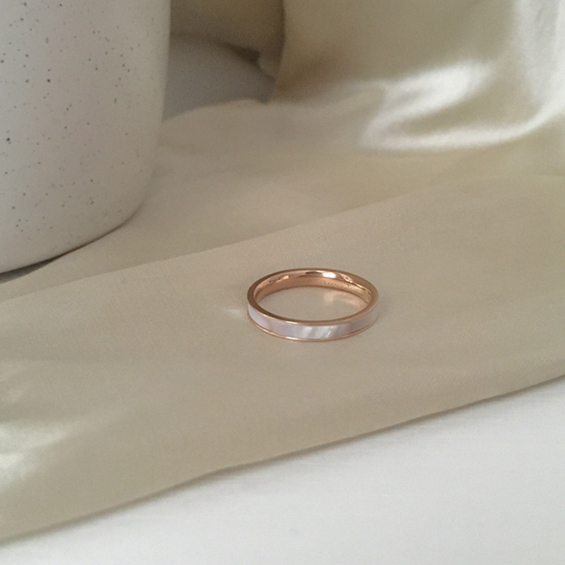 Index ring girl silver niche design cold wind in tide without color adjustable fashion superior sense