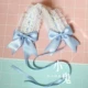 Lolita Nhật Bản mềm mại ngọt ngào dây cột tóc vải scrunchies