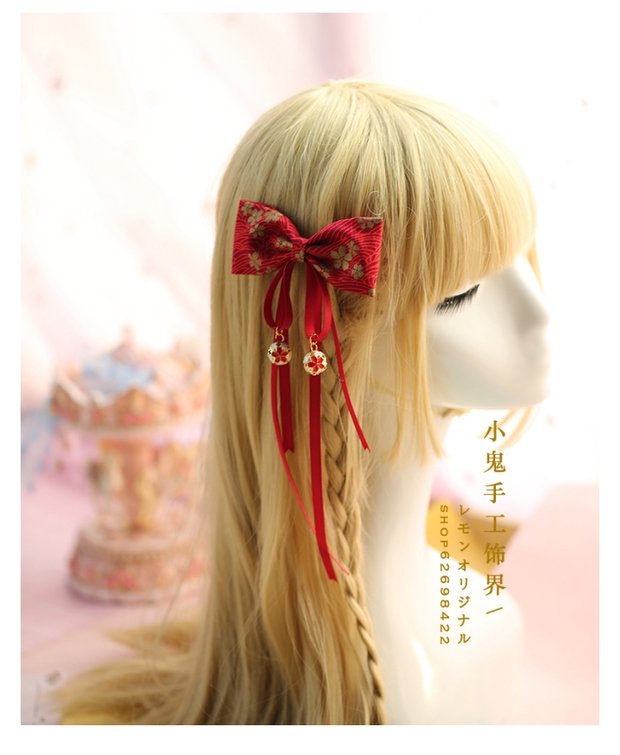 Trung Quốc kiểu tóc phụ kiện tóc mũ bóng tóc phụ kiện tóc kẹp tóc vòng cổ gió bóng bên clip kimono yukata ảnh dây buộc tóc hàn quốc