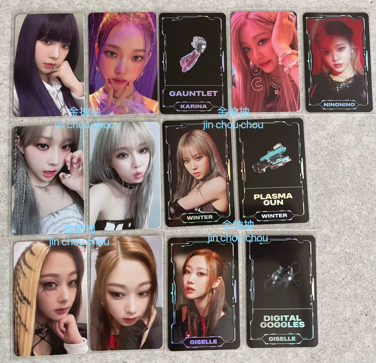 Spot AESPA GIRLS Random Card Giselle Giselle Ningning Ningyi Ningning Ningning Card