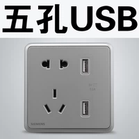 Пять -отверстие плюс двойная USB -розетка
