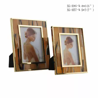 Home accessories 7 inch cow bone photo frame table children photo frame 6 inch wedding photo model room decoration decoration photo frame