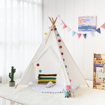 ins Indian childrens mesh tent pure white indoor childrens game House baby Castle photo studio photo props
